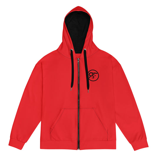 RF RED ZIP HOODIE