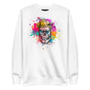 SPLASH HIPSTER SKULL SWEAT